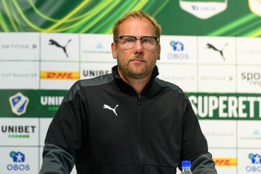 Halmstads tränare Magnus Haglund