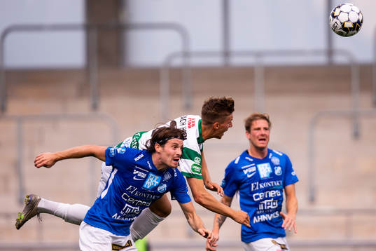 Norrbys Nino Osmanagic och Västerås Samuel Holm