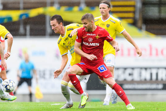 Falkenbergs Sander van Looy och IFK Norrköpings