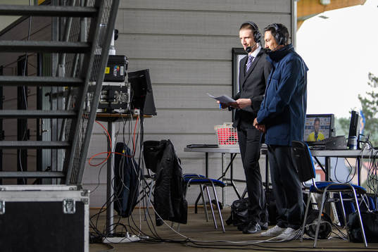 s kommentatorer Marcus Sjöman och Stefan Ishizaki