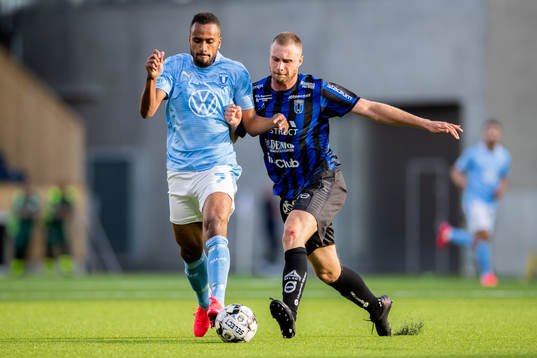 Malmö FFs Isaac Kiese Thelin och Sirius Daniel Jarl