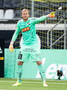 Häckens målvakt Peter Abrahamsson