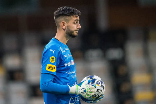 Mjällbys målvakt Marko Johansson