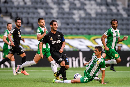 Örebros Nordin Gerzic och Hammarbys Aimar Sher