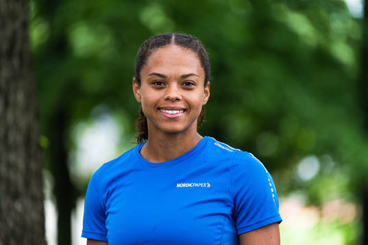 Sprintern Claudia Payton