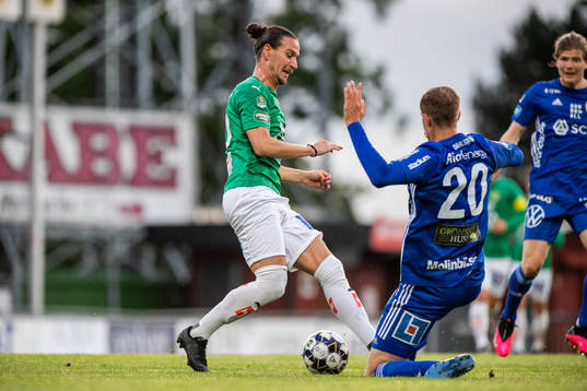 Jönköpings Edin Hamidovic  och Sundsvalls Niklas