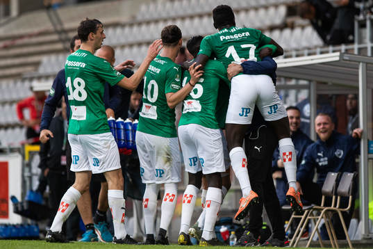 Jönköpings Jetmir Haliti, Edin Hamidovic , Pa Konate  och