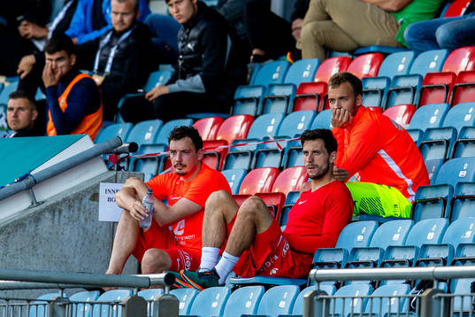 Vegard Forren, Daniel Alexander Pedersen and goalkeeper