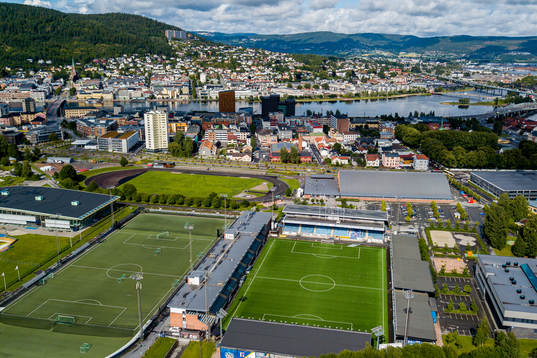 General view of Marienlyst stadion