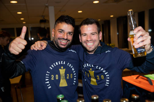 IFK Göteborgs tränare Poya Asbaghi och assisterande
