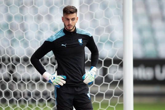 Malmö FFs målvakt Marko Johansson innan finalen i Svenska