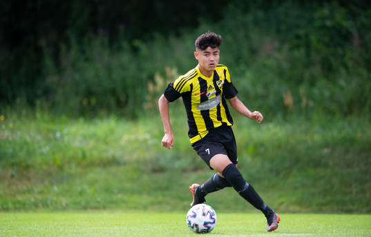 IFK Hässleholms Ali Reza Nazari  i matchen mellan IFK