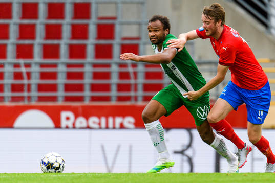 Hammarbys Serge-Junior Martinsson Ngouali och Helsingborgs