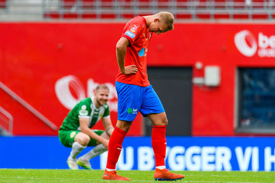 Helsingborgs Jakob Voelkerling Persson deppar