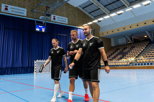 Helsingborgs Emil Hansson, Anton Månsson och Emil Andersson