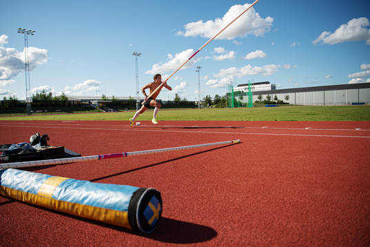 Swedish pole vaulter Armand Duplantis