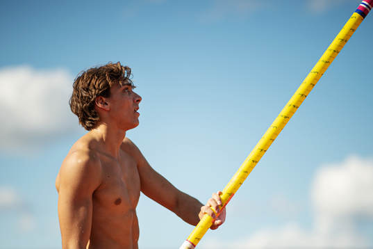 Swedish pole vaulter Armand Duplantis