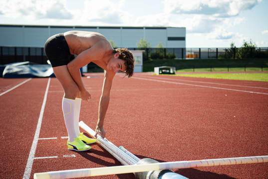 Swedish pole vaulter Armand Duplantis