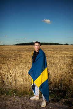 Swedish pole vaulter Armand Duplantis poses for a portrait