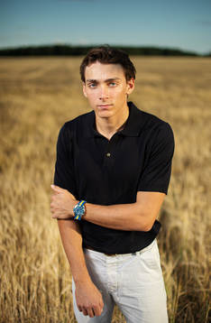 Swedish pole vaulter Armand Duplantis poses for a portrait