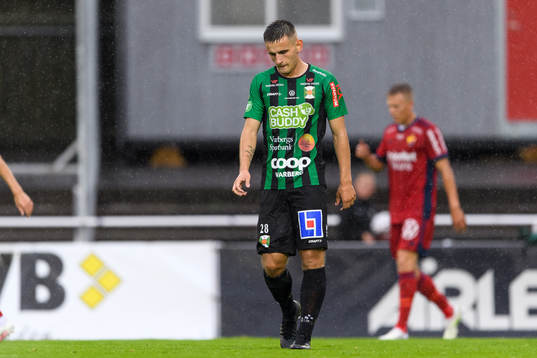 Varbergs Erion Sadiku deppar