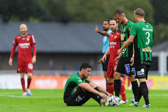 Varbergs Robin Tranberg har ont