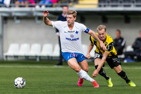 IFK Norrköpings Alexander Fransson och Häckens Gustav
