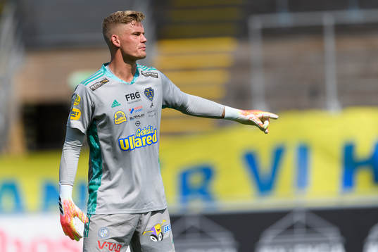 Falkenbergs målvakt Johan Brattberg