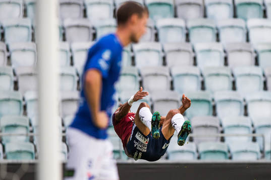 Örgrytes Ailton Almeida jublar