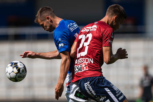 Trelleborgs Oscar Johansson och Örgrytes Arvid Brorsson