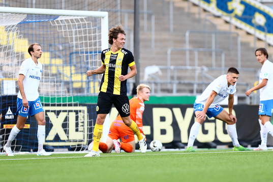 Hammarbys Kalle Björklund jublar