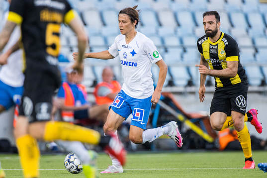 IFK Norrköpings Simon Thern och Hammarbys Abdul Khalili