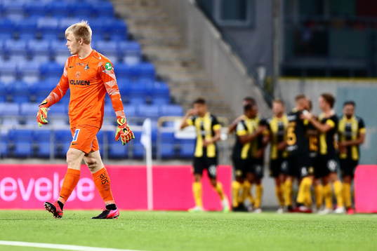 IFK Norrköpings målvakt Isak Pettersson