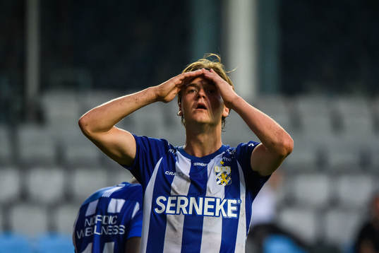 IFK Göteborgs August Erlingmark deppar