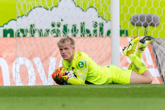 IFK Norrköpings målvakt Isak Pettersson