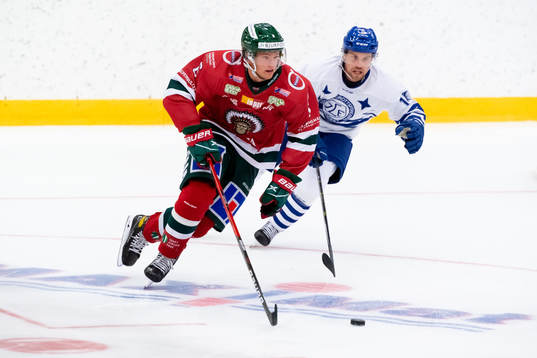 Frölundas Mattias Norlinder och Leksands Oskar Lang