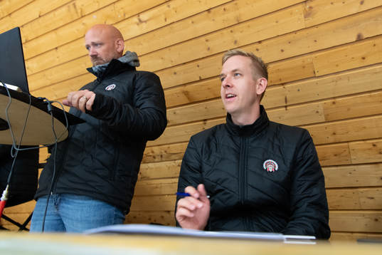 Frölundas målvaktstränare Kristoffer Martin och