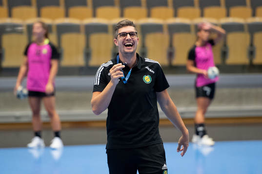 Sävehofs damtränare Rasmus Overby