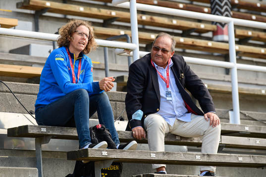 Karin Torneklint, head coach of Sweden and Daniel Wessfeldt
