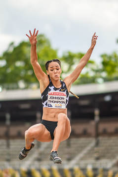 Katarina Johnson-Thompson of Great Britain