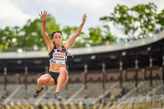 Katarina Johnson-Thompson of Great Britain