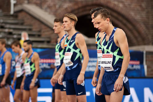 Kalle Berglund of Sweden in men's 1500 meters