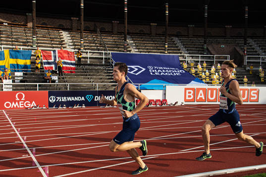 Jakob Ingebrigtsen of Norway and Filip Ingebrigtsen of