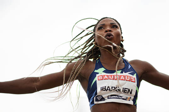 Caterine Ibarguen of Colombia