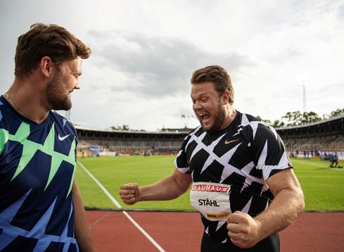 Simon Pettersson of Sweden and Daniel Ståhl of Sweden