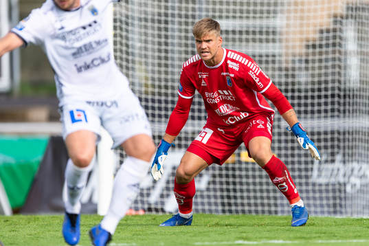 Sirius målvakt Lukas Jonsson