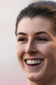 Amy Hunt, Storbritannien, jublar
