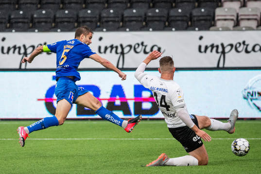 IFK Norrköpings Christoffer Nyman gör 1-2