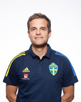 Jonas Werner, läkare för Sveriges fotbollslandslag