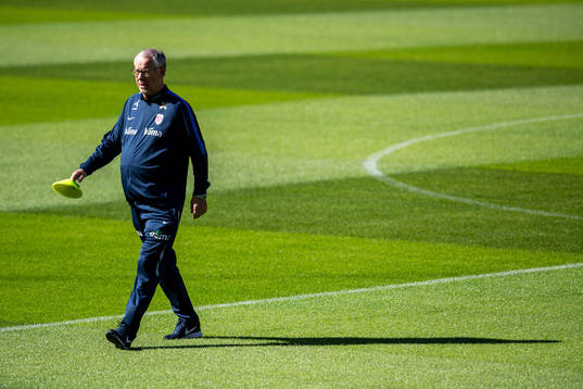 Lars Lagerbäck, head coach of Norway